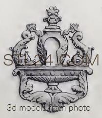 Венки (WREATH_0111 -  | 3D model 3DSMAX / OBJ / STL) 3D модель для ЧПУ станка